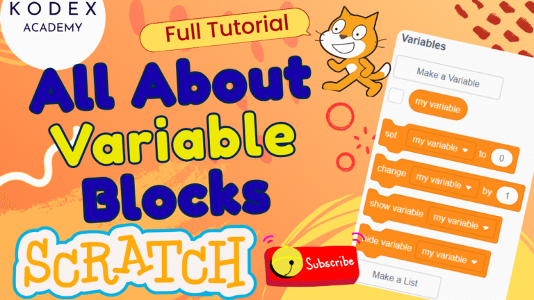 How to Use Variables in Scratch - Variable Blocks Complete Tutorial