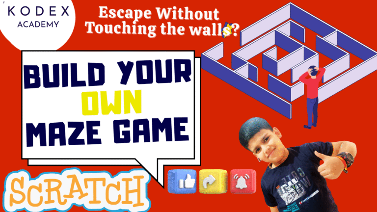 How to make a Maze Game in Scratch Full Game by Omaansh Aggarwal Kodex Academy