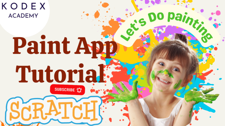 Scratch Painting App Tutorial Create Color Palettes, Brush Sizes & Eraser Tool