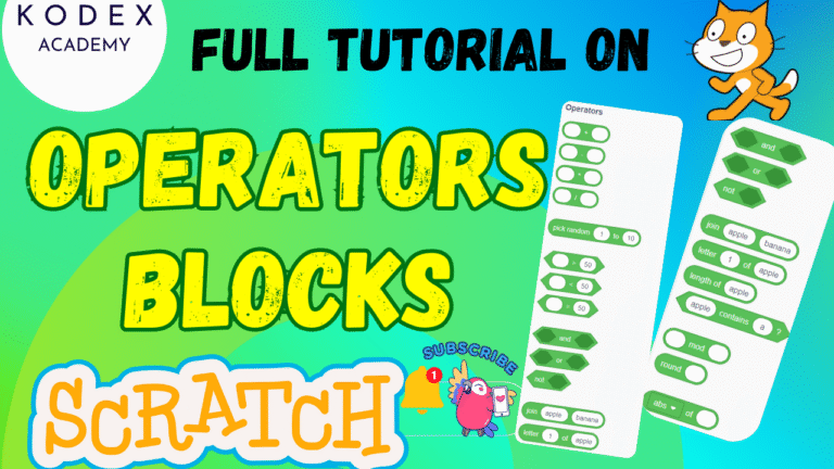 How to Use Operator Blocks in Scratch Full Guide with Live Coding & Examples